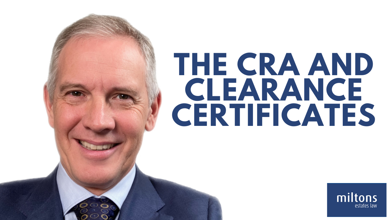 The CRA And Clearance Certificates