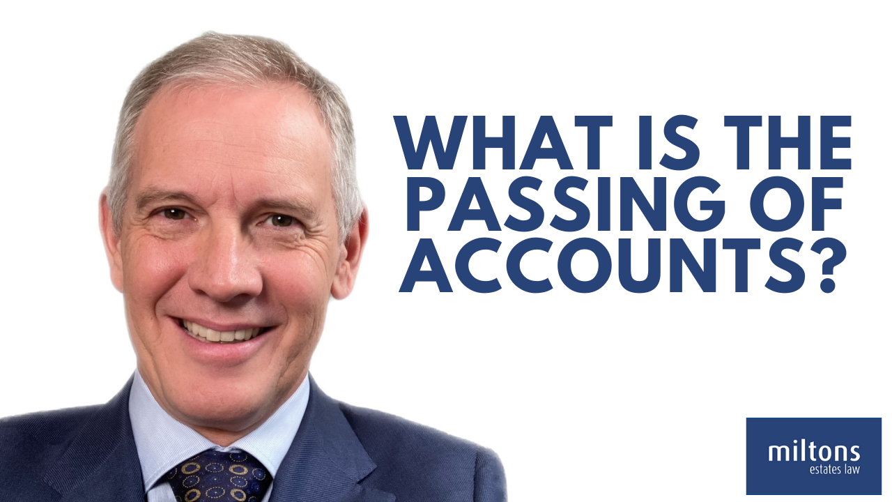 What Is The Passing Of Accounts?